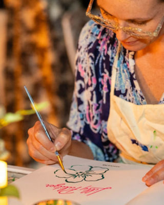 lilly artist painting