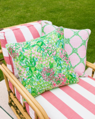20" Indoor/Outdoor Pillow, Fauna Green Lime Feeling Good Home, large