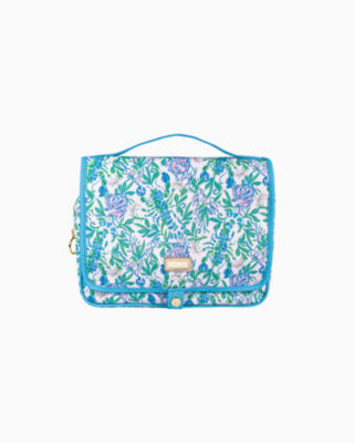 Hanging Toiletry Bag, Resort White Just A Pinch, large - Lilly Pulitzer