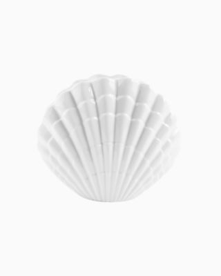 Shell Vase, Resort White, large - Lilly Pulitzer