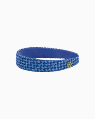 Knit Caning Headband, Blue Stream Caning, large image null - Lilly Pulitzer