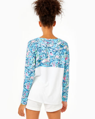 Finn Top, Bali Blue Lilly Loves Cape Cod, large image null - Lilly Pulitzer