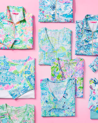 Finn Top, Bali Blue Lilly Loves Cape Cod, large image 4 - Lilly Pulitzer