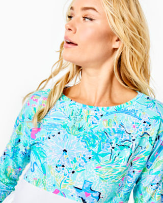 Finn Top, Bayside Blue Lilly Loves Texas, large image 3 - Lilly Pulitzer