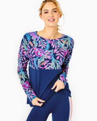 Lilly Pulitzer Finn Top In Oyster Bay Navy Youve Been Spotted