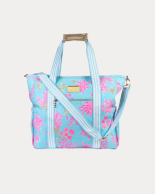 Cooler Bag, Multi Royal Coral, large