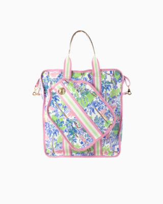 Pickleball Bag, Orb Green Serving It Up, large - Lilly Pulitzer