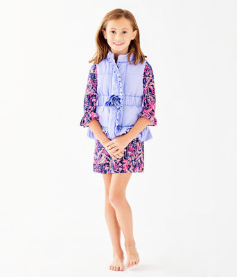 Girls Caylee Vest, , large  - Lilly Pulitzer