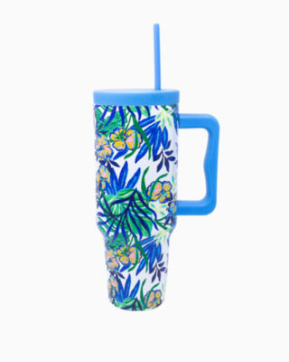 Stainless Steel Tumbler with Handle, Multi The Hottest Spot Accessories Small, large - Lilly Pulitzer