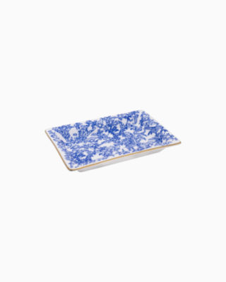 Ceramic Trinket Tray, Resort White Safari Party, large - Lilly Pulitzer