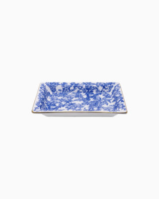 Ceramic Trinket Tray, Resort White Safari Party, large image null - Lilly Pulitzer