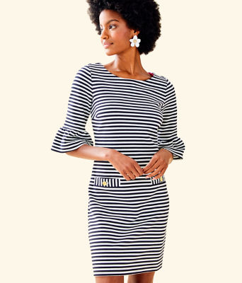 Alden Striped Dress, , large - Lilly Pulitzer