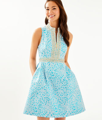 lilly pulitzer franci dress gold