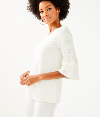 Fatima Embellished Top, , large  - Lilly Pulitzer