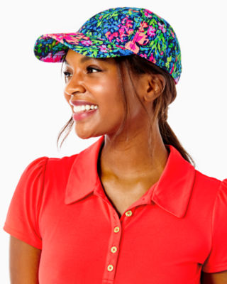 Lilly Pulitzer Run Around Hat In Multi Festive Fantasy Accessories Small