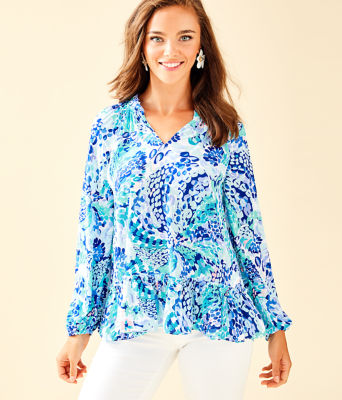 Savanna Top, , large  - Lilly Pulitzer