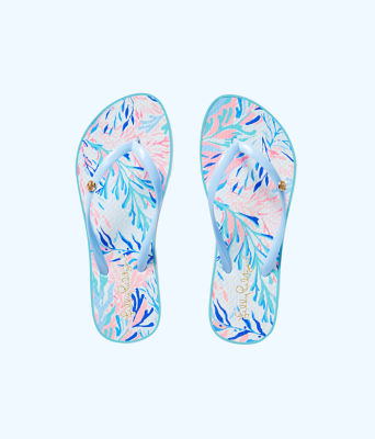 lilly pulitzer flip flops