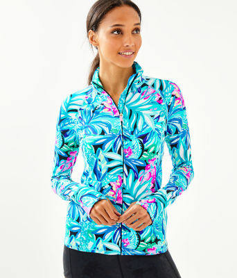Luxletic Serena Zip-Up, , large - Lilly Pulitzer