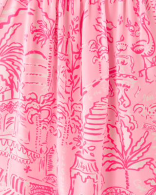 Elsa Silk Top, Conch Shell Pink Pennys Playground, large image 4