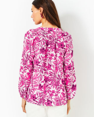 LILLY PULITZER ELSA SILK TOP