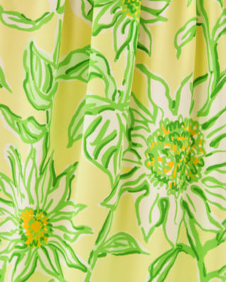 Elsa Silk Top, Limoncello Sunbelievable, large image 4