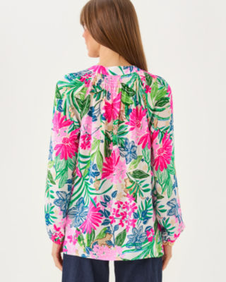 Elsa Silk Top, Multi Endless Summers, large image 1
