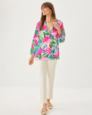 Elsa Silk Top, Multi Endless Summers, large image 4
