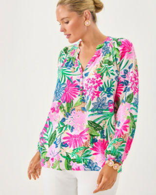 Elsa Silk Top, Multi Endless Summers, large image 5