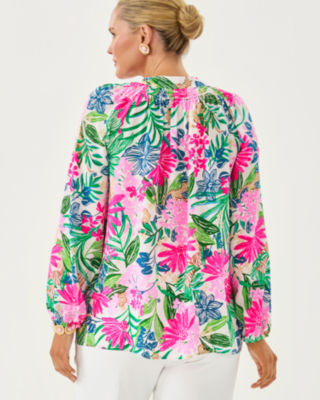 Elsa Silk Top, Multi Endless Summers, large image 6