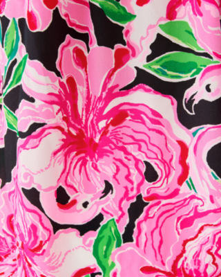 Elsa Silk Top, Onyx Party All The Time, large image 4