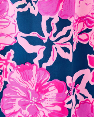 Elsa Silk Top, Starlight Navy Once And Floral, large image 3