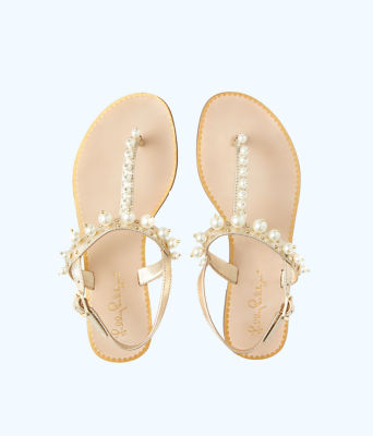 Moira Pearl Sandal, , large  - Lilly Pulitzer