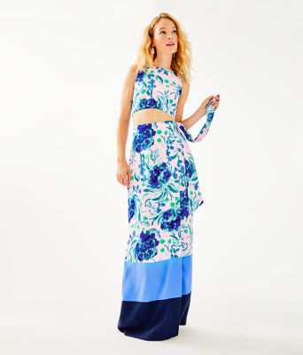 Jemma Crop Top And Skirt Set, , large  - Lilly Pulitzer