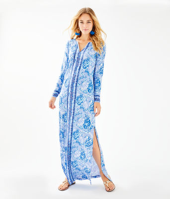 UPF 50+ Faye Maxi Dress, , large - Lilly Pulitzer