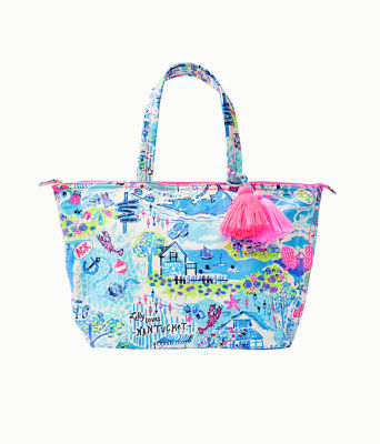 zip up beach bag