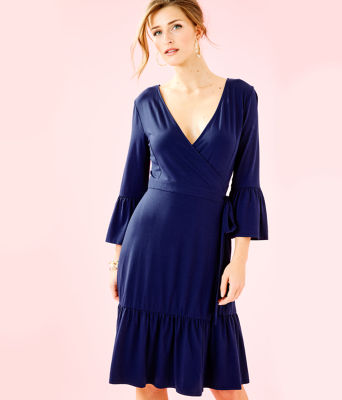 Misha Wrap Dress, , large  - Lilly Pulitzer