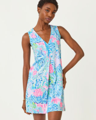 Lilly Pulitzer Amina Swing Dress In Blue