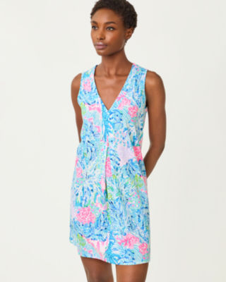 Lilly Pulitzer Amina Swing Dress In Blue