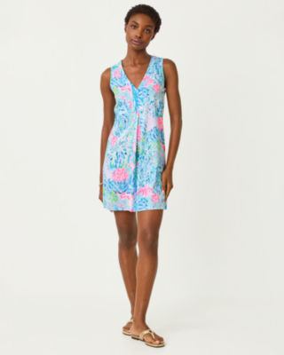 Lilly Pulitzer Amina Swing Dress In Blue