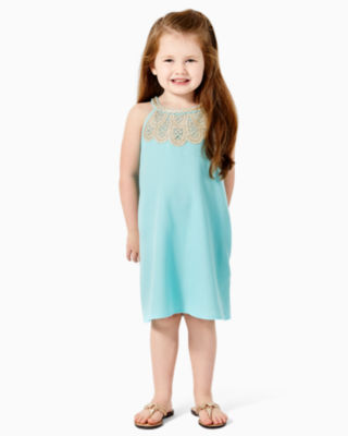 Girls Mini Pearl Shift Dress, , large  - Lilly Pulitzer