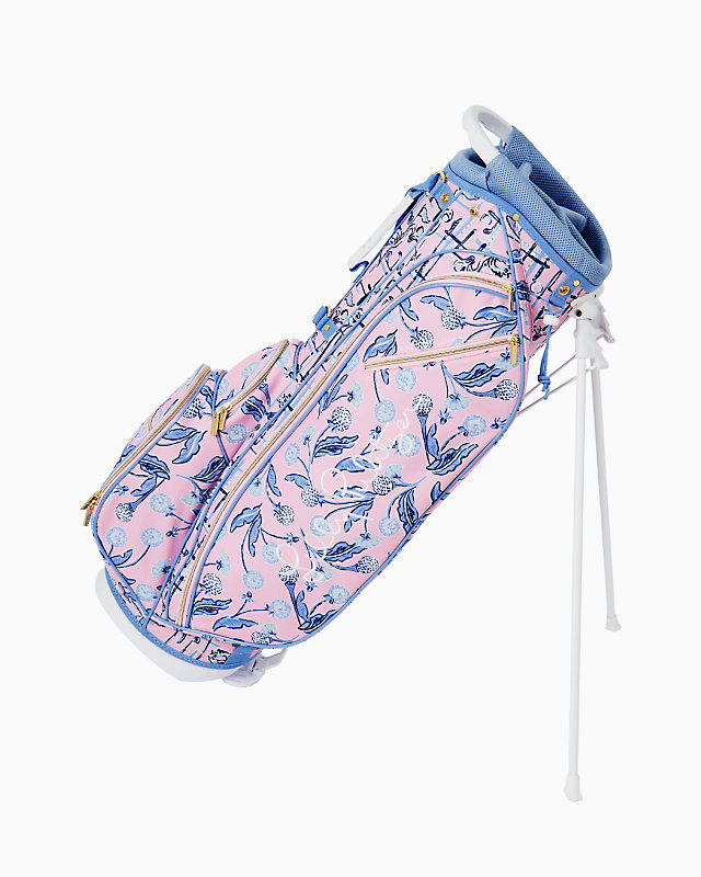 Tee It Up Golf Bag, Pink Tropics Tint Par Tee Time, large - Lilly Pulitzer