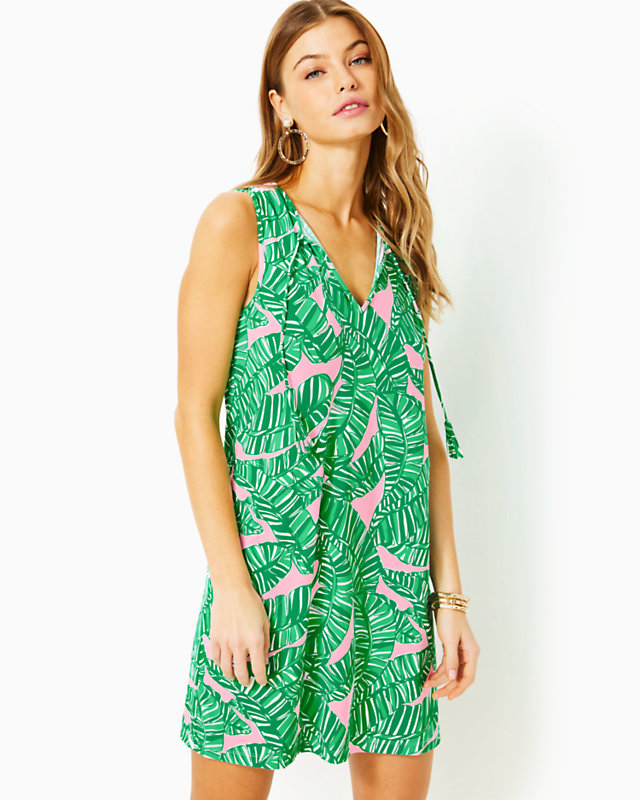 Johana Cover-Up, Conch Shell Pink Lets Go Bananas, large - Lilly Pulitzer