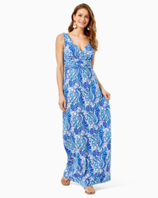 lilly pulitzer blue maxi
