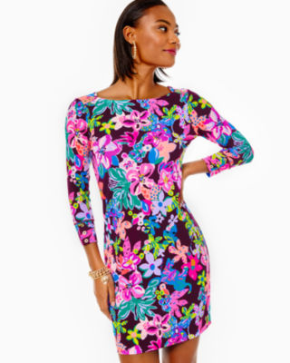 Lilly Pulitzer Upf 50 Sophie Dress In Cherry Ganache Bohemian Garden ModeSens