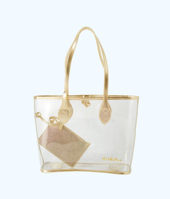 lilly pulitzer clear tote