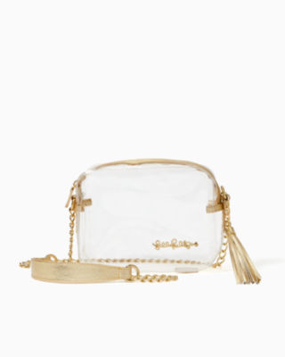Clear Crossbody Bag, Clear, large - Lilly Pulitzer