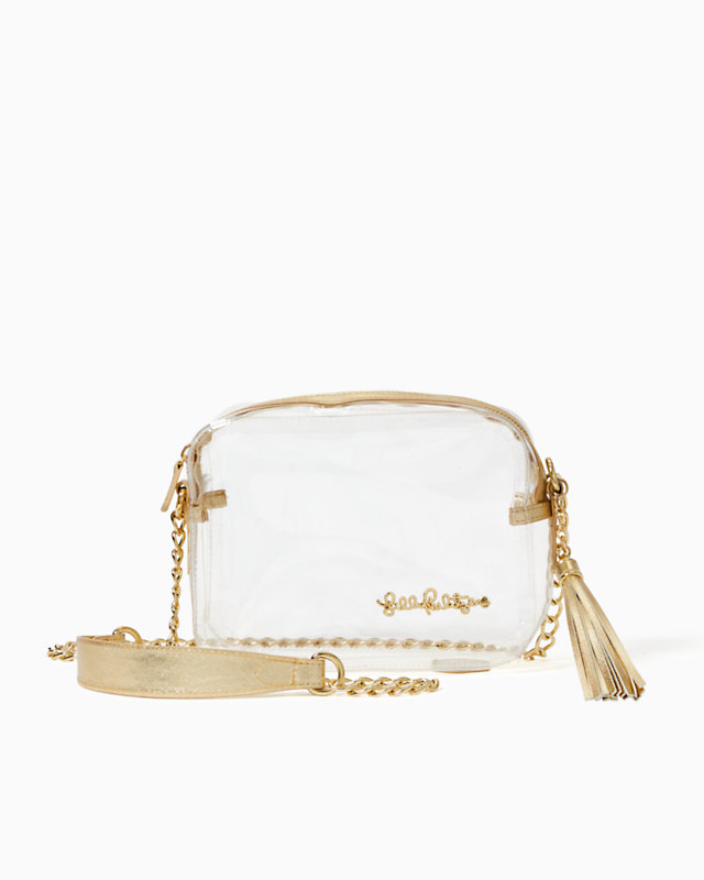 Clear Crossbody Bag, Clear, large - Lilly Pulitzer