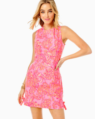 Lilly Pulitzer Mila Stretch Shift Dress In Mandevilla Baby Days Bloom