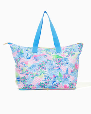 Lilly Pulitzer Getaway Packable Tote In Multi Lilly Loves Marthas Vineyard