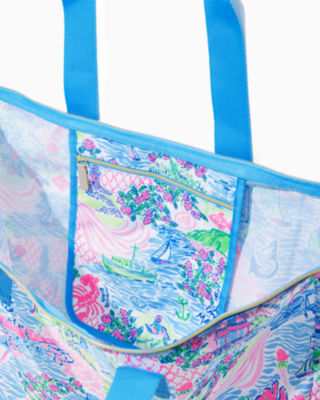 Lilly Pulitzer Getaway Packable Tote In Multi Lilly Loves Marthas Vineyard